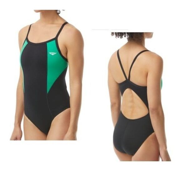 THE FINALS WOMEN'S SURF SPLICE BUTTERFLYBACK SWIMSUIT, Size 30 (XXS) - Picture 1 of 8